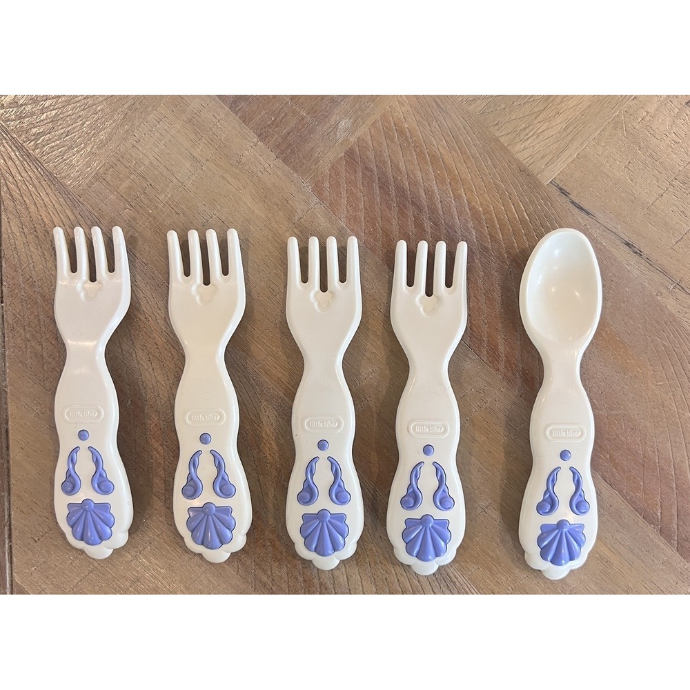 Vintage Little Tikes Elegant Victorian Forks & Spoon LOT